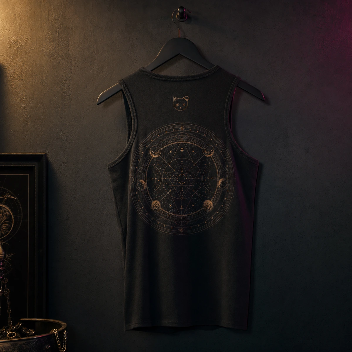 Arcane Backprint Tank — Dark Sachi tank tops from the $DSACHI nocturnal collection
