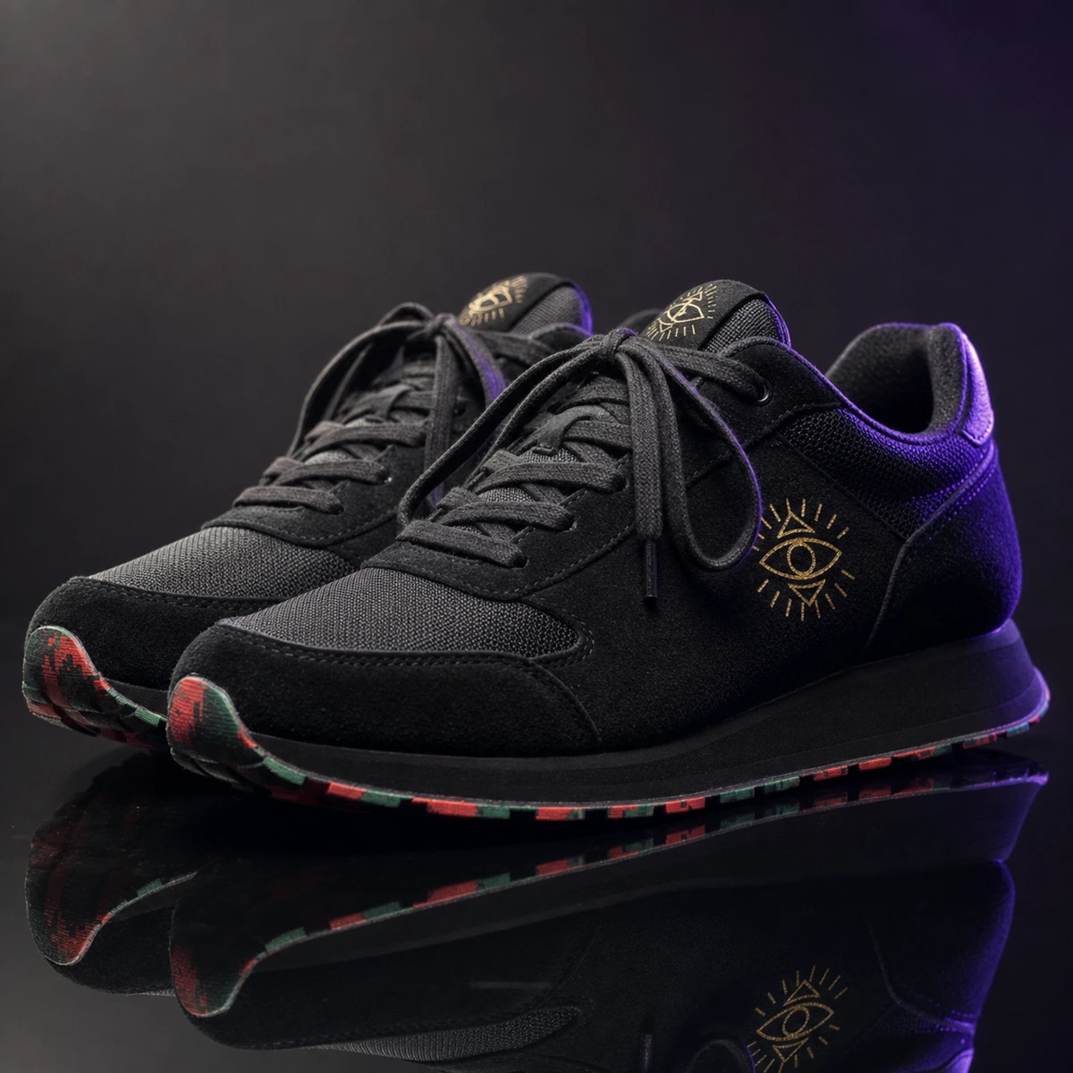 Candle Tread Runners — Dark Sachi shoes from the $DSACHI nocturnal collection