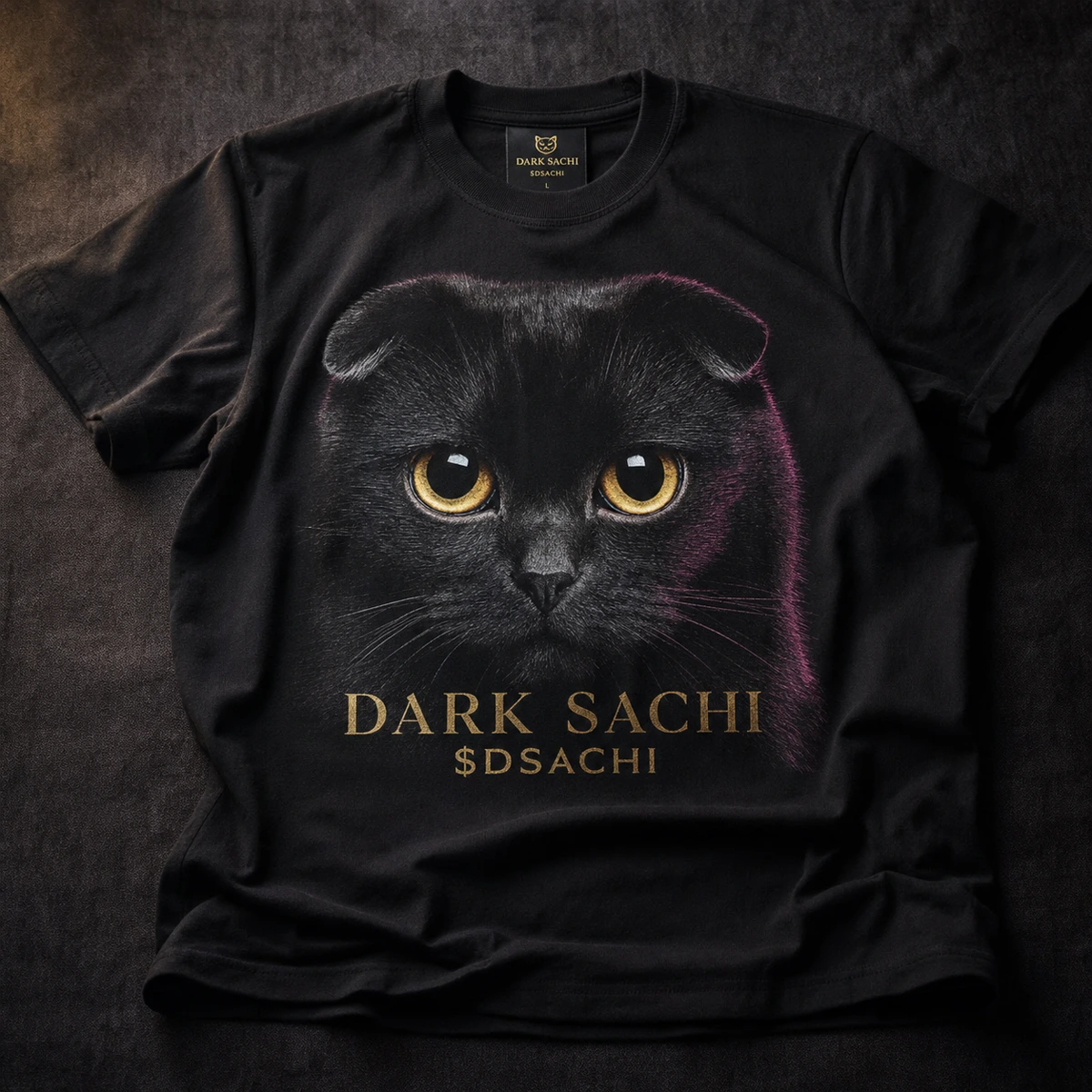 Void Watcher Tee — Dark Sachi t-shirts from the $DSACHI nocturnal collection